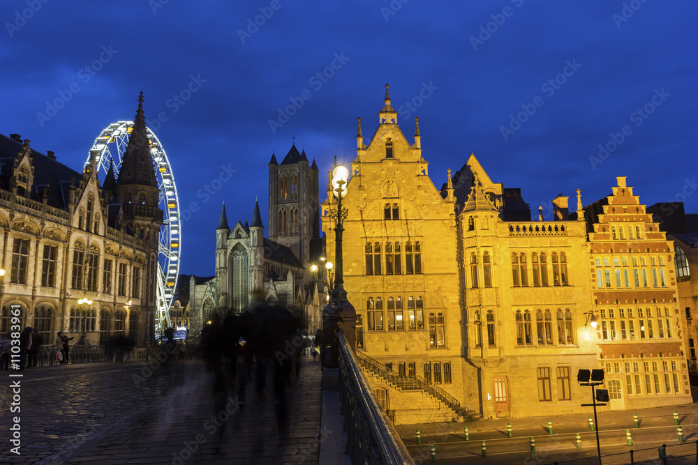 Fototapeta premium Gent in Belgium