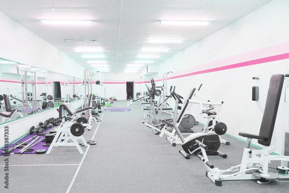 Fototapeta premium Interior of a fitness hall