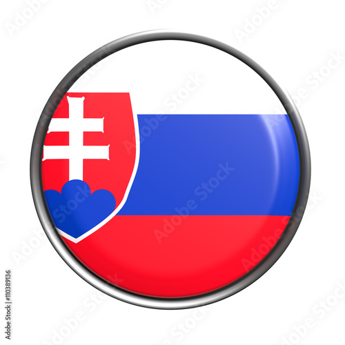 Button with Slovakia flag Free Download Button with Slovakia flag - GFXLoad