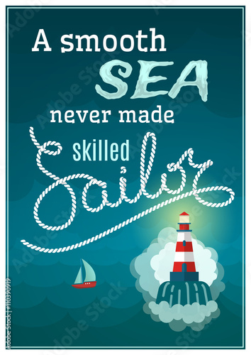 Nautical Colored Poster