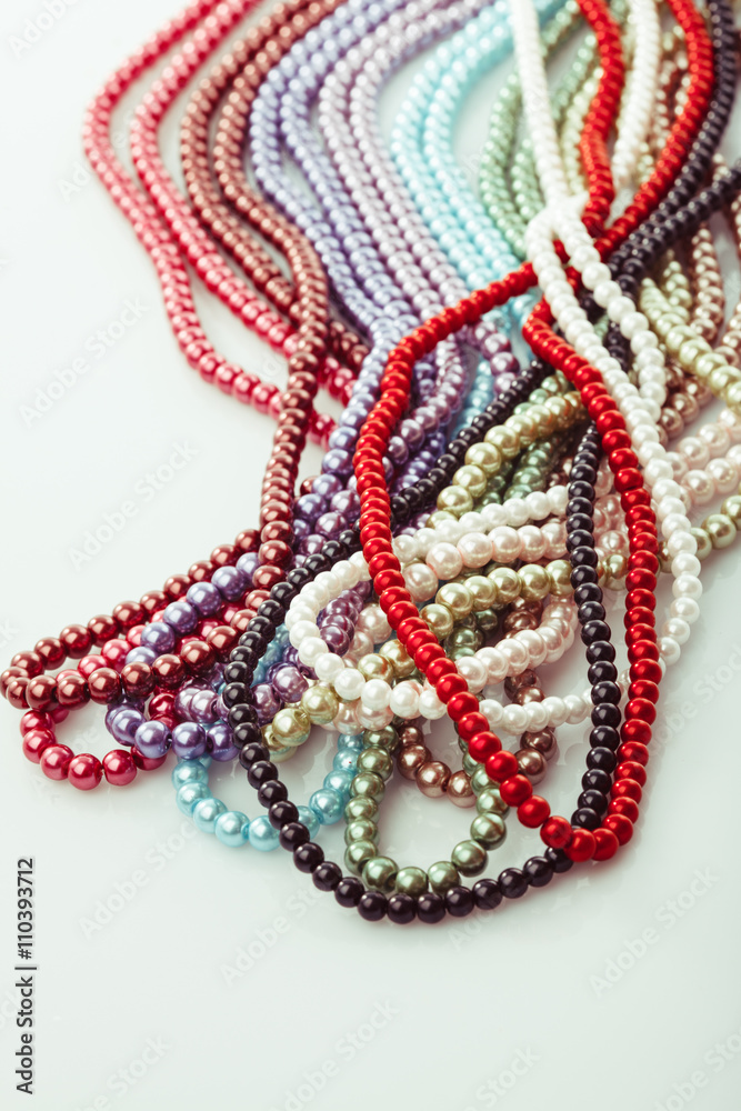 Obraz premium Necklace palette close up 