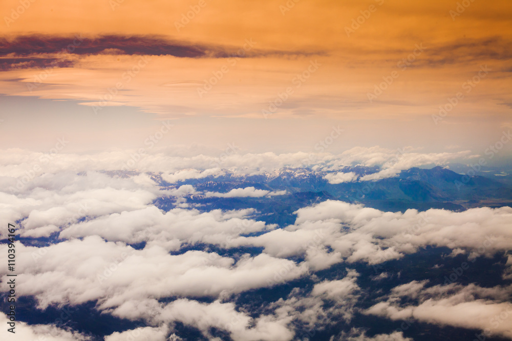 Clouds on the sky