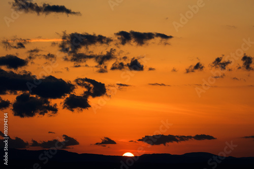 Scenic view of a beautiful sunset © viperagp