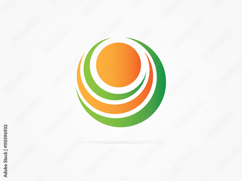 Abstract crescent sickle logo vector Abstract crescent sickle logo vector