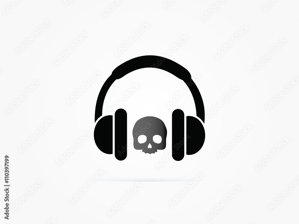 Black Skull Music Logo Black Skull Music Logo
