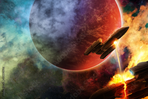 Space battle