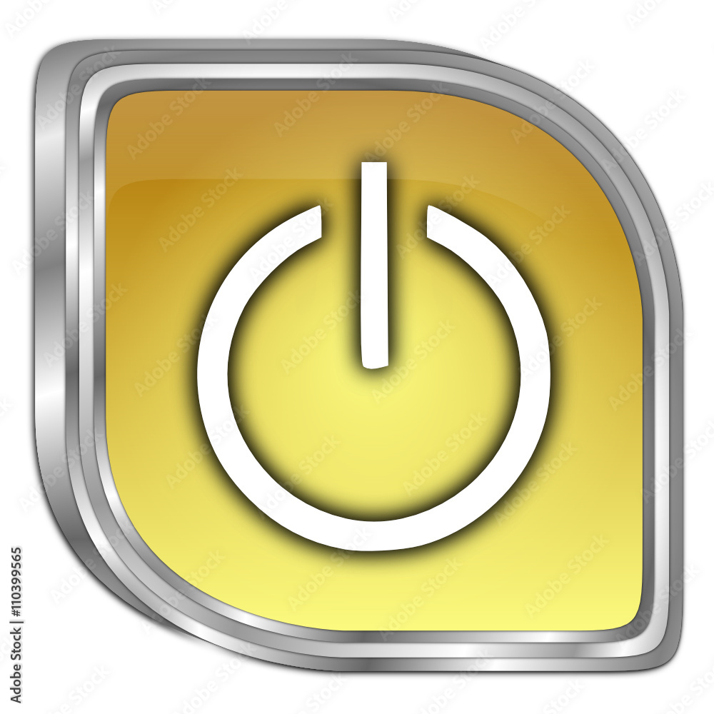 Power Button - 3D illustration Power Button - 3D illustration