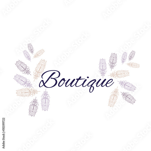  Vector. Hand drawn artwork.  concept for shop invitations, cards, tickets, congratulations, branding, boutique logo, label.