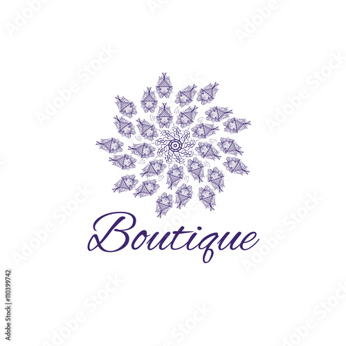  Vector. Hand drawn artwork. concept for shop invitations, cards, tickets, congratulations, branding, boutique logo, label.