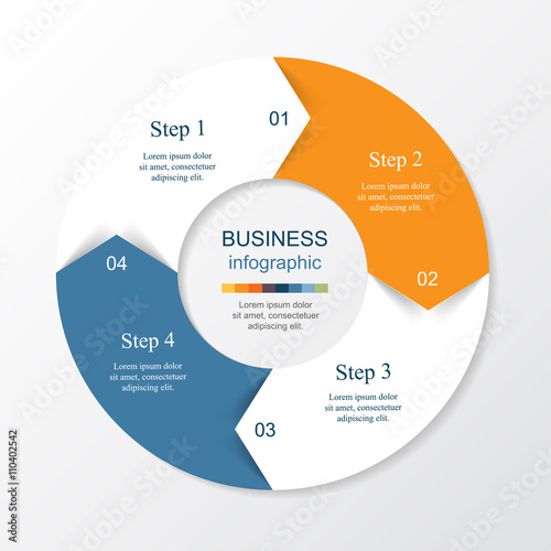 Vector infographic template