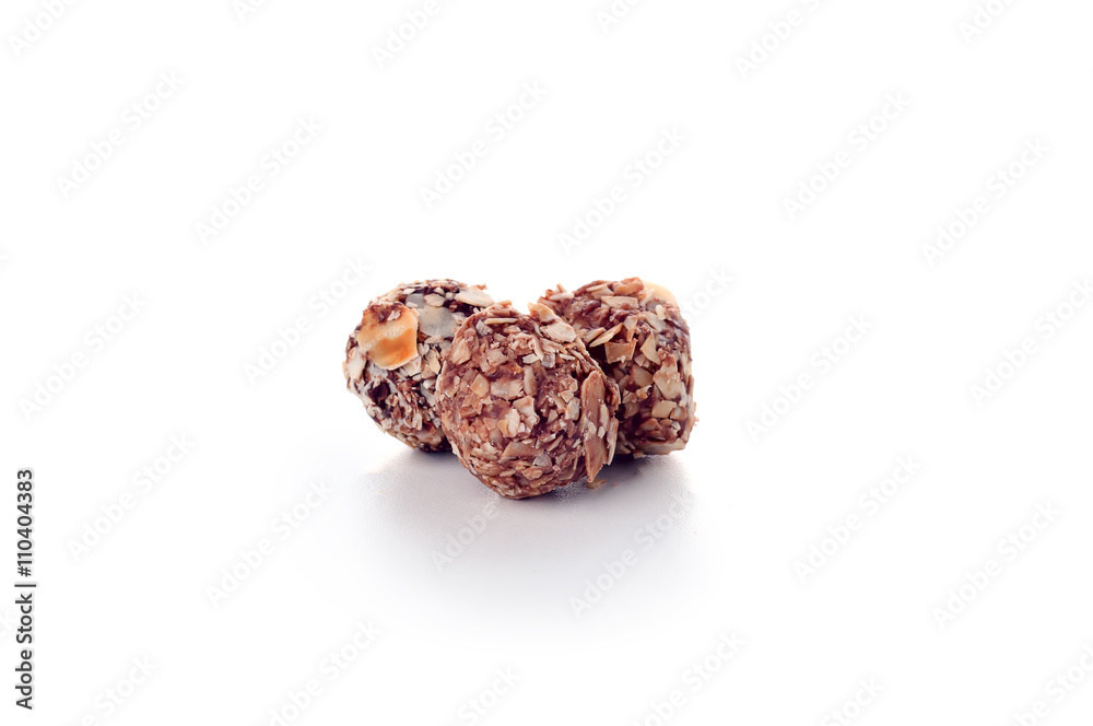 chocolate candies isolated on white background chocolate candies isolated on white background