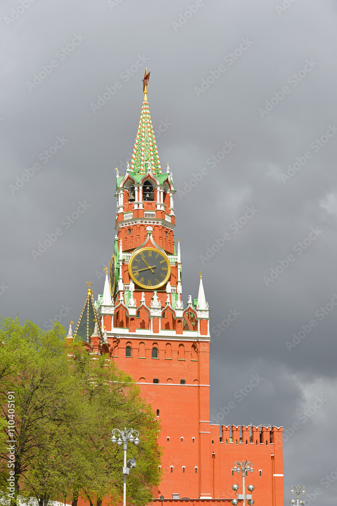 Fototapeta premium Spassky Tower of Moscow Kremlin