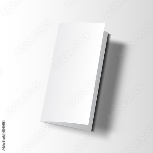 Brochure blank mockup