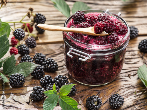 Photos Blackberry confiture.