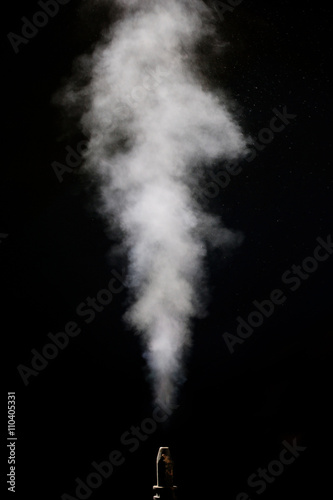texture of smoke on a black background