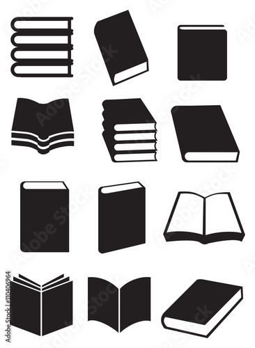 Books Vector Icon Set