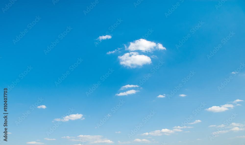 Sunny day with white clouds Sunny day with white clouds