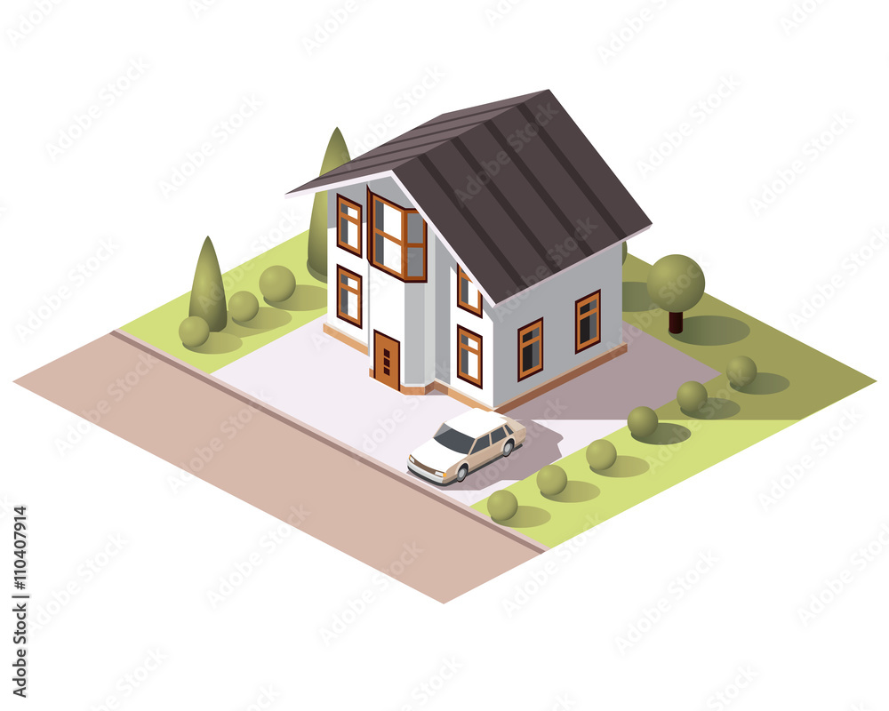 Set tiles vector buildings Set tiles vector buildings