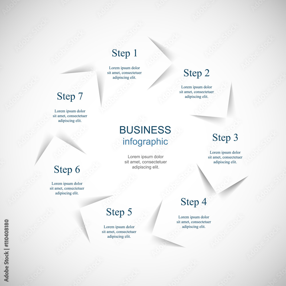 Vector infographic template Vector infographic template