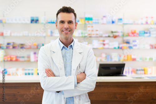 Pharmacist in drugstore
 photo