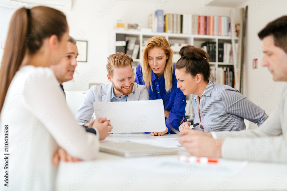 Business meeting and brainstorming Business meeting and brainstorming