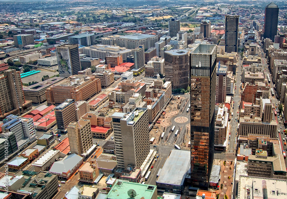Fototapeta premium Skyscrapers of Johannesburg