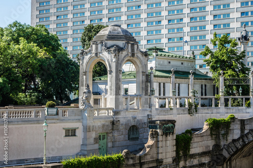 Wallpaper Mural Art nouveau promenade along Wien river. Stadtpark, Vienna. Torontodigital.ca