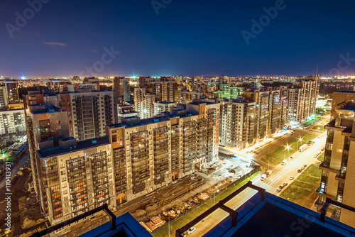 St. Petersburg at night southwest