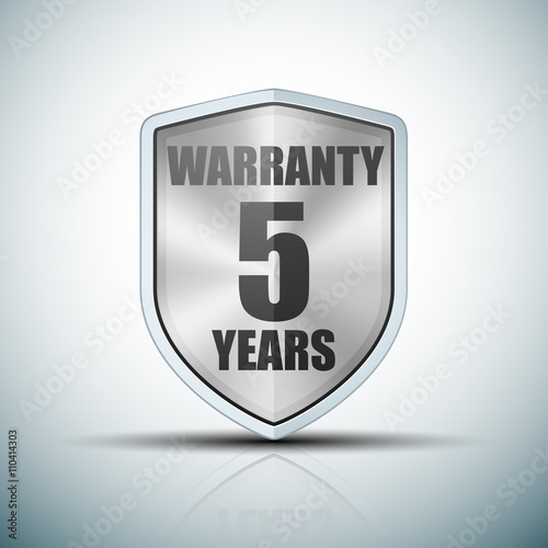 5 years warranty shield