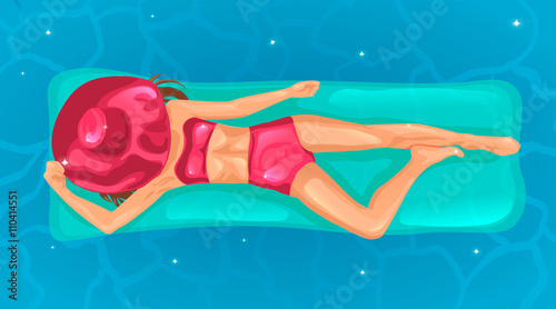 girl on the mattress