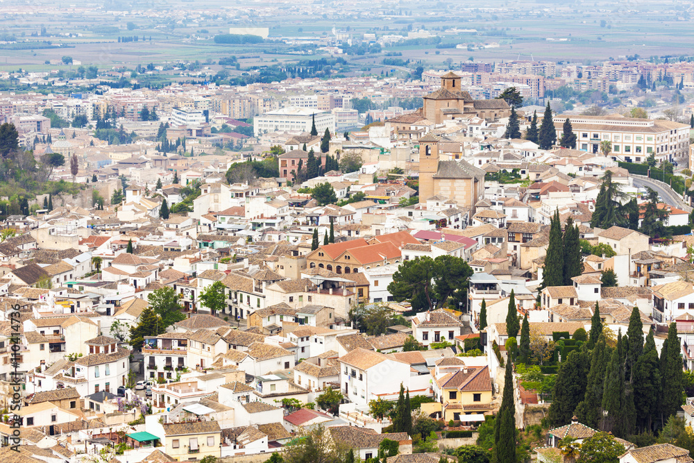 Albaicin quarter of Granada, Andalusia, Spain