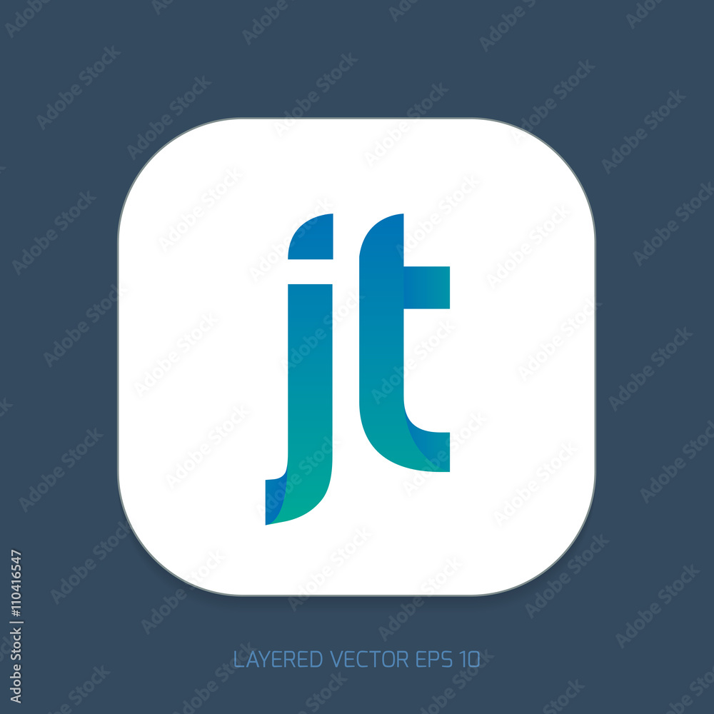 Fototapeta premium JT Logo