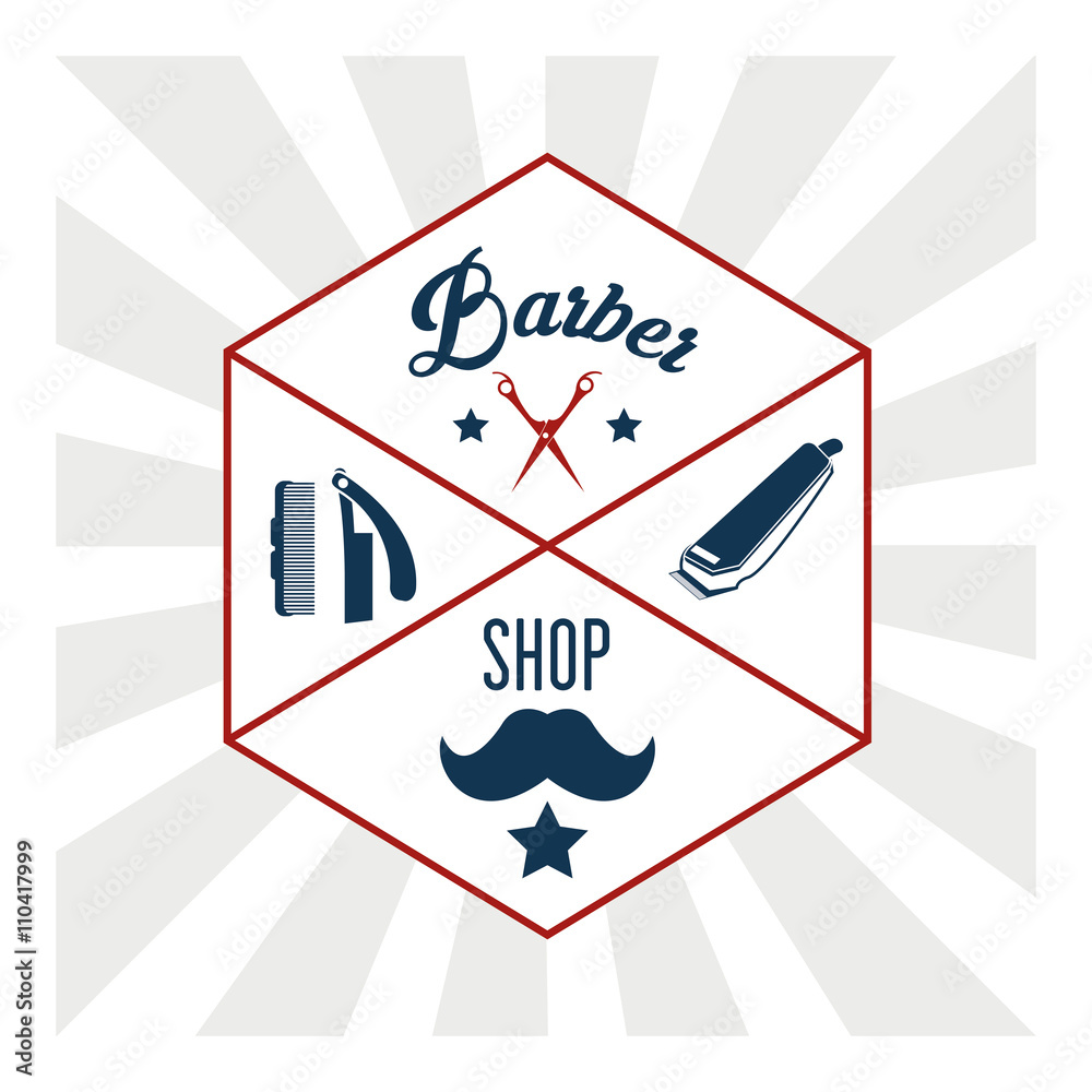 Barber shop design. hair salon. Stylist icon, vector illustration Barber shop design. hair salon. Stylist icon, vector illustration