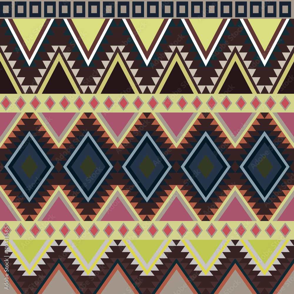 Geometric ethnic pattern. Vector illustration
Geometric ethnic pattern. Vector illustration