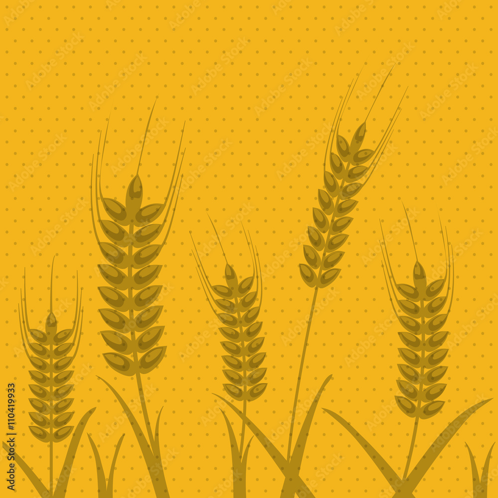 Wheat icon. grain design. Agriculture concept Wheat icon. grain design. Agriculture concept