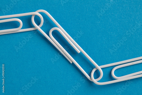 white paper clip