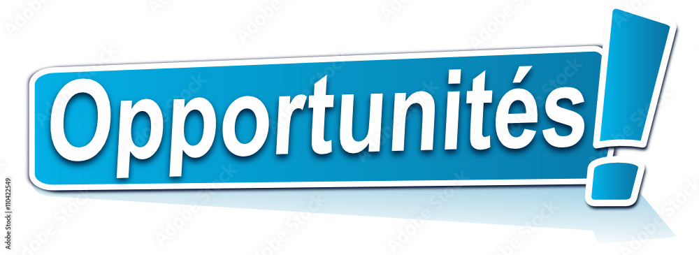 opportunités sur étiquette bleue opportunités sur étiquette bleue