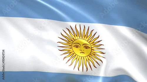 flag of Argentina photo