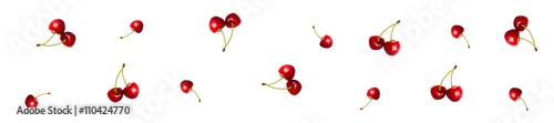 cover  header pattern cherry berries red