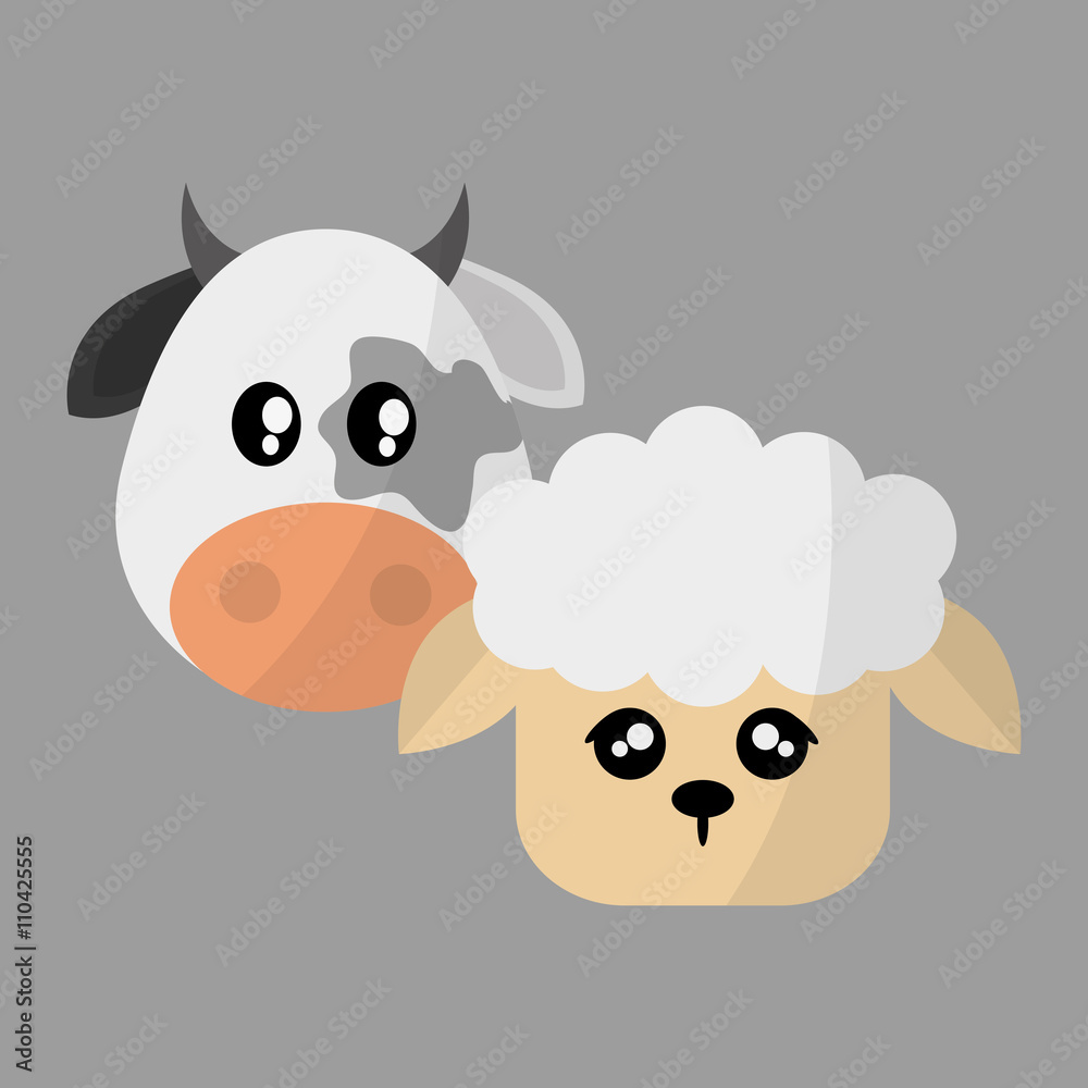 Animal design. cartoon icon. Colorful illustration Animal design. cartoon icon. Colorful illustration