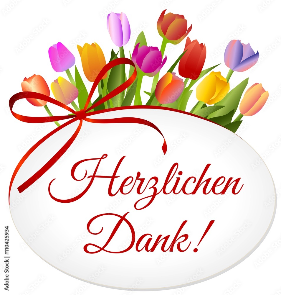 Herzlichen Dank Stock Vector | Adobe Stock