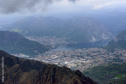 clouds over Lecco, Italy © hal_pand_108