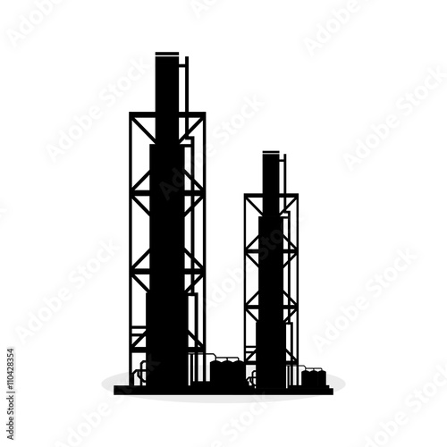 Industry design. Plant icon.  Factory concept