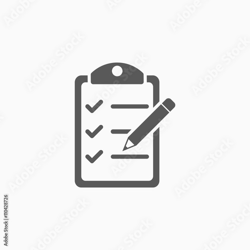 clipboard pencil icon