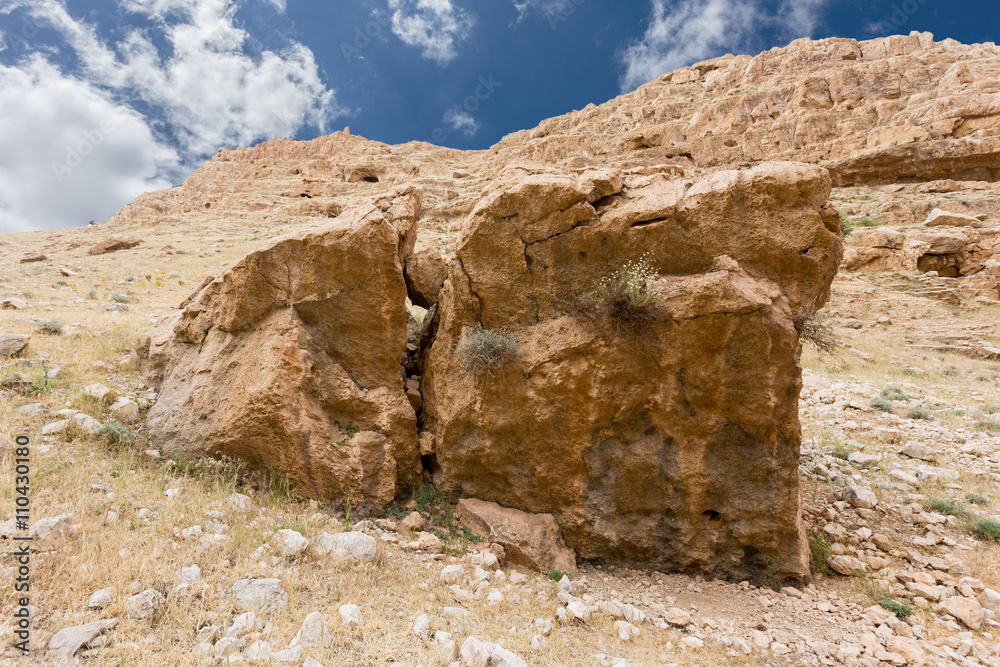 Fotografie Negev desert. mountain and sky