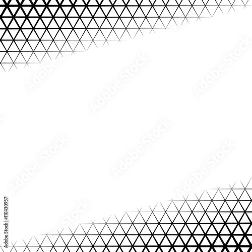 Background with gradient of triangle shaped cells grid