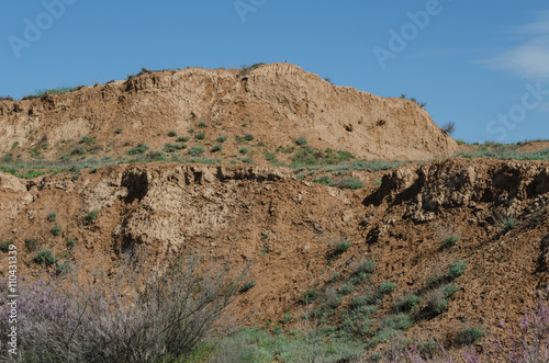 The large hill in the steppe