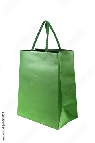 Bag for shopping isolated on white background