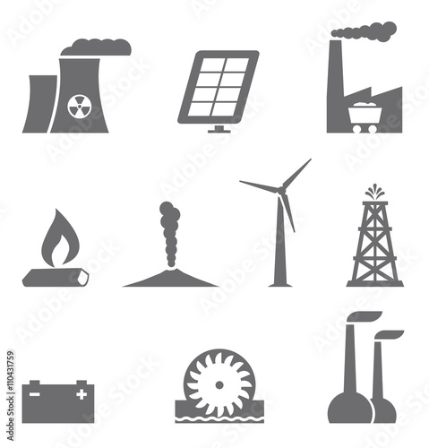 Energy icons