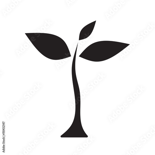 plant icon vector